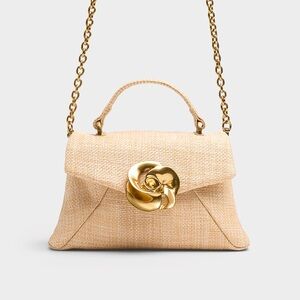 Ted Baker London rosette Gold Chain Shoulder Bag